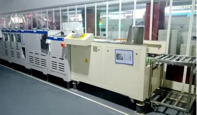 The production line of water rinsing The production line of water rinsing